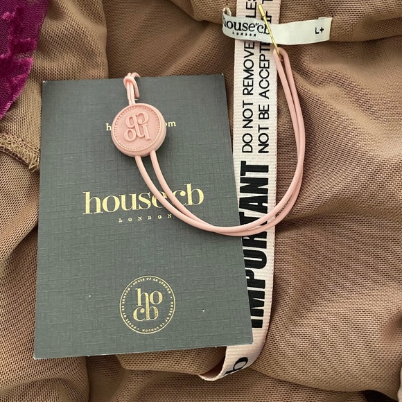 NEW House of CB Ione Dress Cranberry Large+ (XL) - Picture 15 of 17